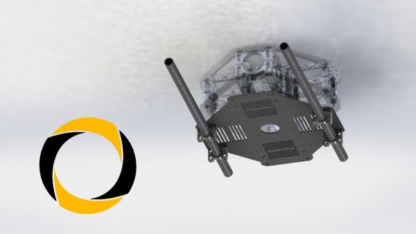 Gimbalhalter und Akkuplatte Tarot für Tricopter